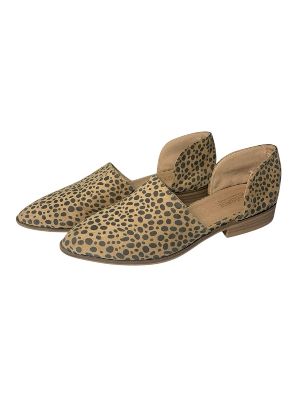 Catherine Malandrino D’Orsay Flats‎ Women’s Size 6.5 US Tan Brown Cheetah